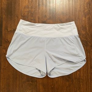 🍋Lululemon🍋 SpeedUp 4” Shorts in Pastel Blue